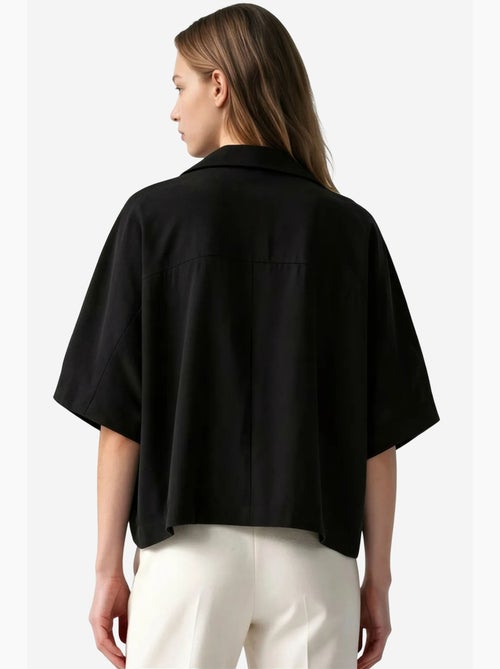 Blouse en mélange de modal busem - Kiabi Blouse en mélange de modal busem - Kiabi
