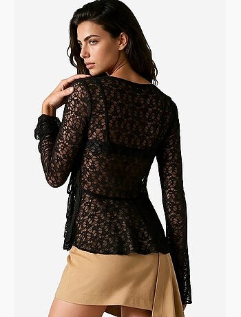 Blouse en polyamide et élasthanne busem