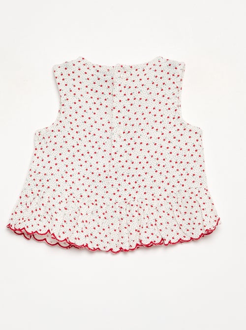 Blouse en voile de coton - Kiabi