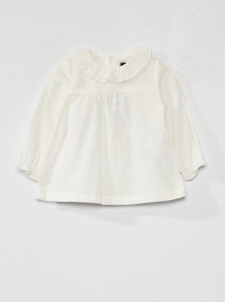 Blouse en voile de coton