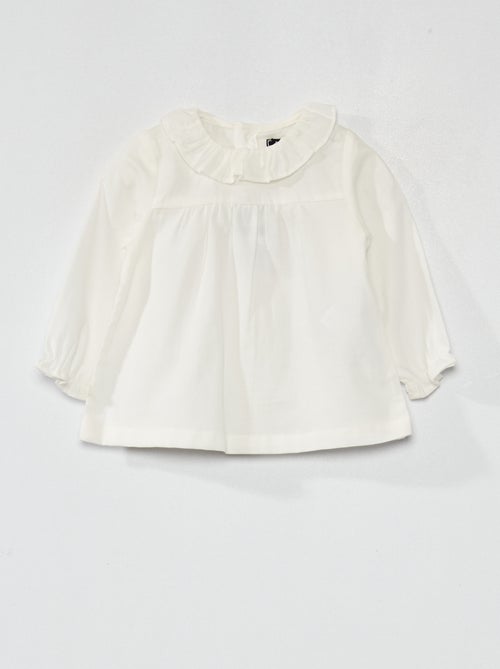 Blouse en voile de coton - Kiabi