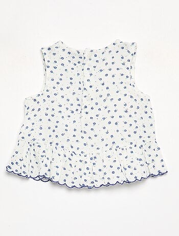Blouse en voile de coton