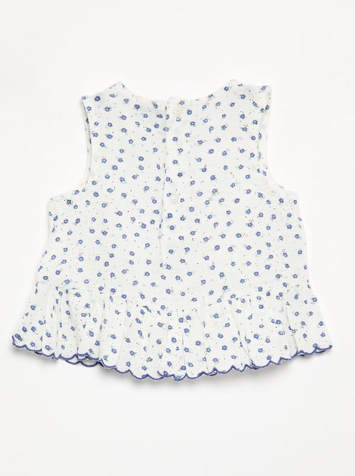 Blouse en voile de coton - Kiabi