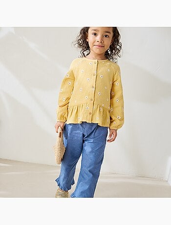 Blouse enfant en gaze de coton camila