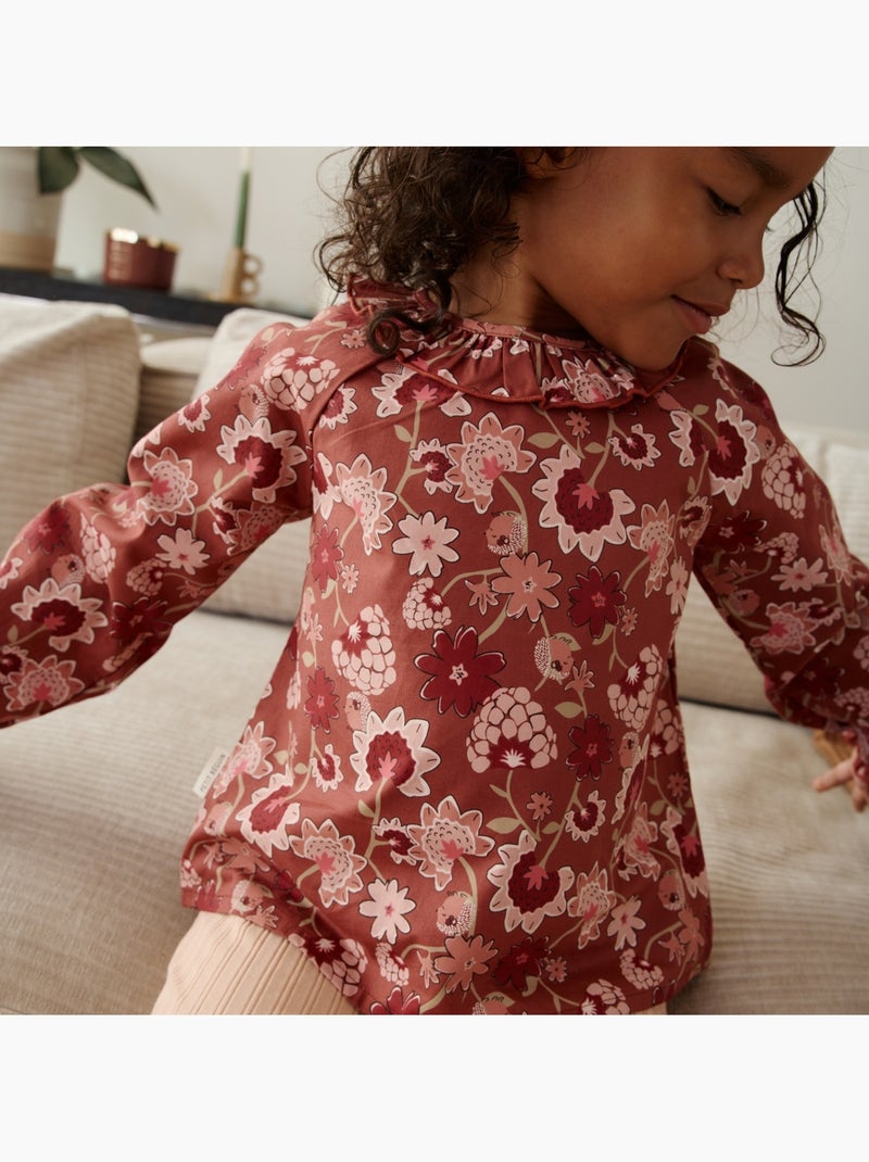 Blouse enfant en popeline Harmony Rose - Kiabi