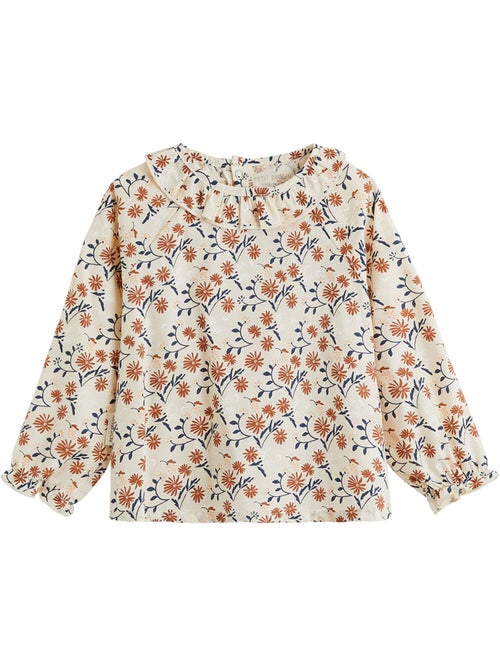 Blouse enfant en popeline ollie - Kiabi
