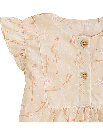 Blouse enfant en popeline poésie d'été