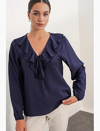 Blouse femme en mélange de viscose bdart