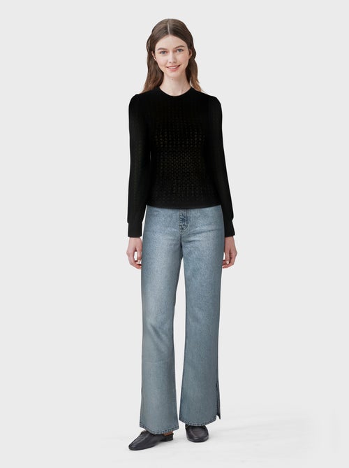 Blouse fluide à manches longues - Kiabi