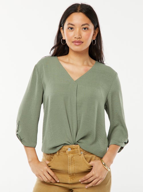 Blouse fluide avec manches 3/4 'JDY' - Kiabi