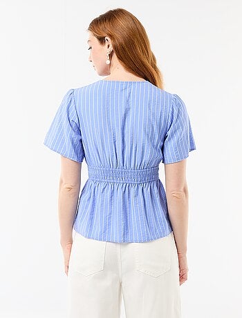 Blouse fluide coupe évasée