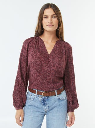 Blouse fluide imprimée