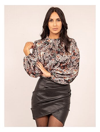 Blouse fluide motifs FABUS