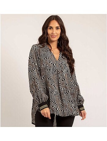 Blouse fluide motifs ozana
