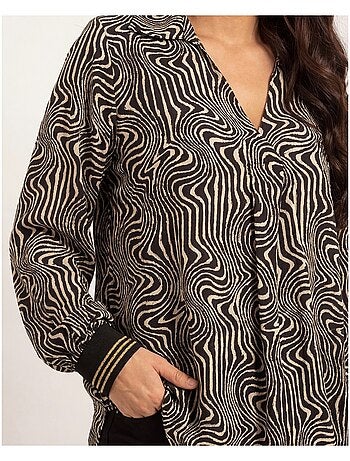 Blouse fluide motifs ozana