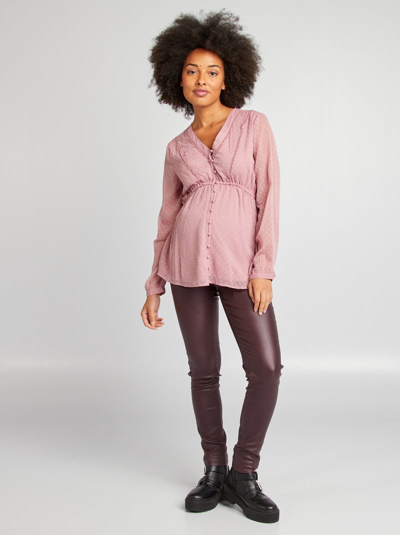 Blouse grossesse 'Only Maternity' Rose - Kiabi