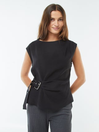 Blouse large avec boucle intégrée
