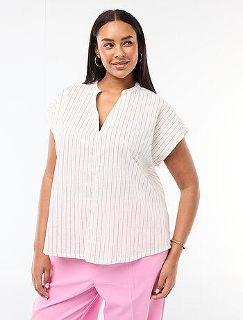 Blouse légère à manches courtes