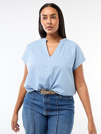 Blouse légère à manches courtes