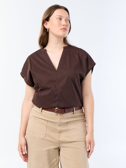 Blouse légère à manches courtes - Kiabi