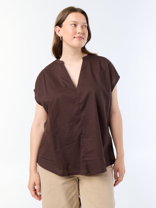 Blouse légère à manches courtes - Kiabi