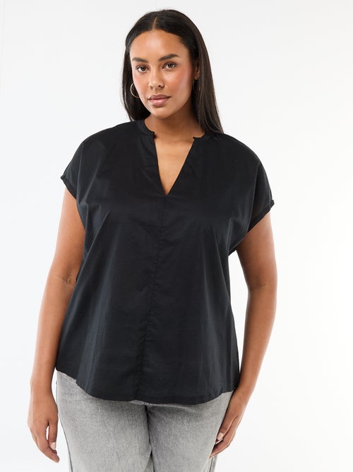 Blouse légère à manches courtes - Kiabi