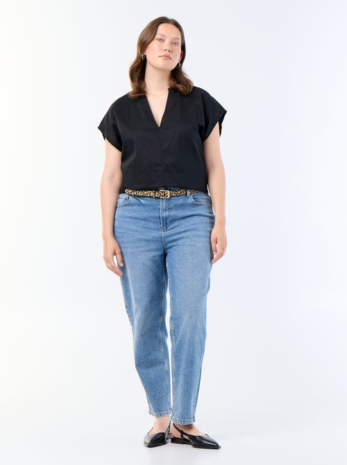 Blouse légère à manches courtes - Kiabi Blouse légère à manches courtes - Kiabi