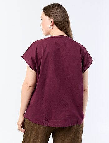 Blouse légère à manches courtes