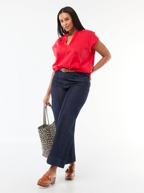 Blouse légère à manches courtes - Kiabi