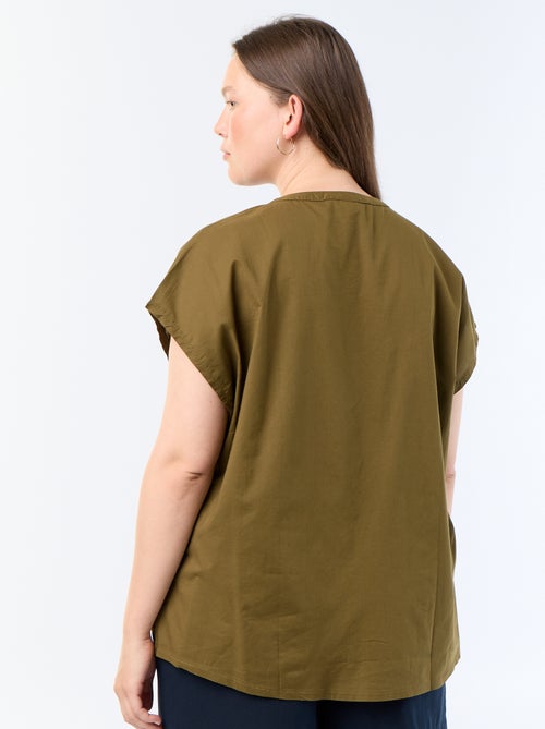 Blouse légère à manches courtes - Kiabi