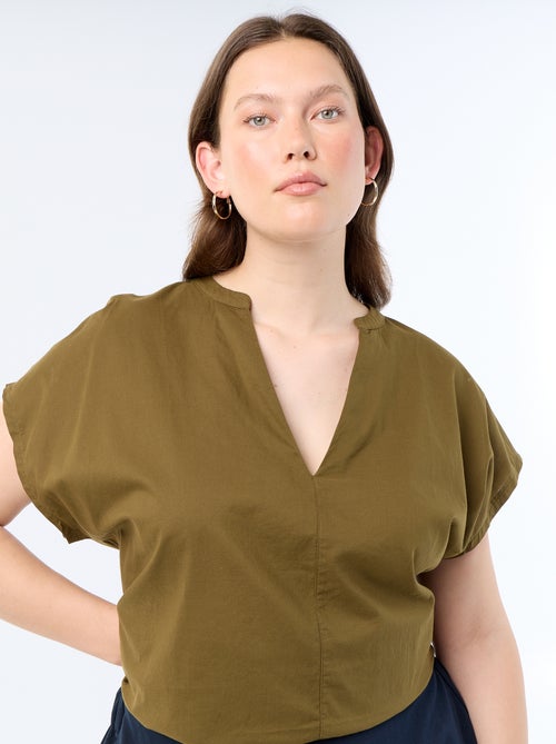 Blouse légère à manches courtes - Kiabi