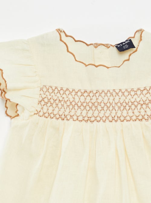 Blouse légère avec broderie - Kiabi