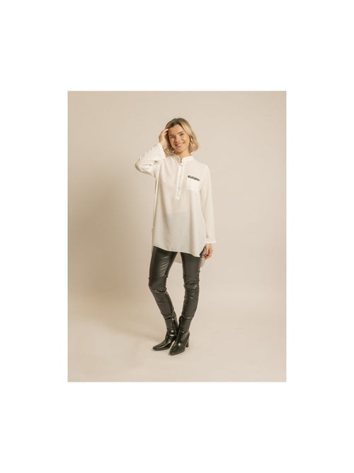 Blouse longue ocellina - Kiabi