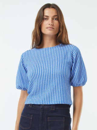 Blouse met aantrekkoordje