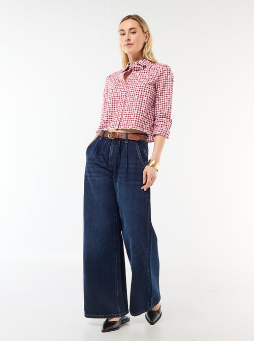 Blouse met all-over borduursels - Kiabi Blouse met all-over borduursels - Kiabi