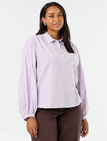 Blouse met ballonmouwen