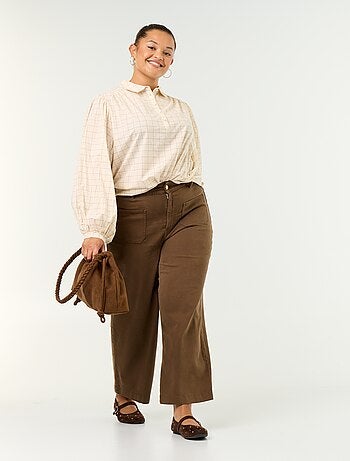Blouse met ballonmouwen