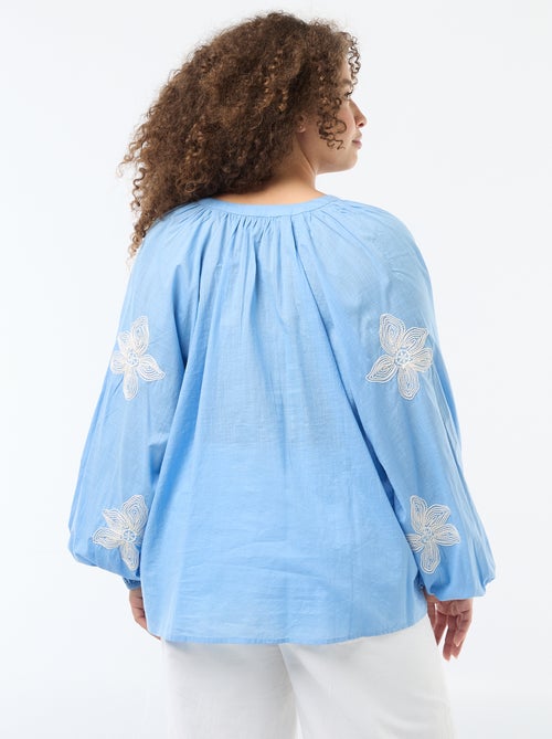 Blouse met borduursels - Kiabi
