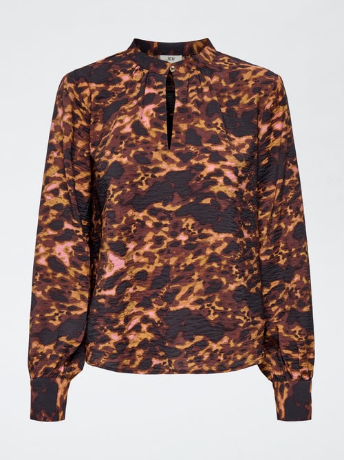 Blouse met dierenhuidprint 'JDY' - Kiabi