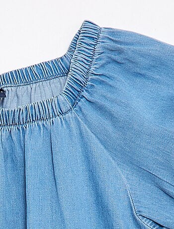 Blouse met elastische hals en mouwboorden - Collectie gemakkelijk aan te trekken