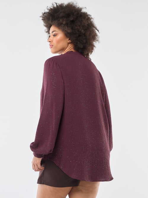 Blouse met glitters 'Only Carmakoma' - Kiabi
