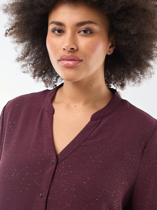 Blouse met glitters 'Only Carmakoma' - Kiabi