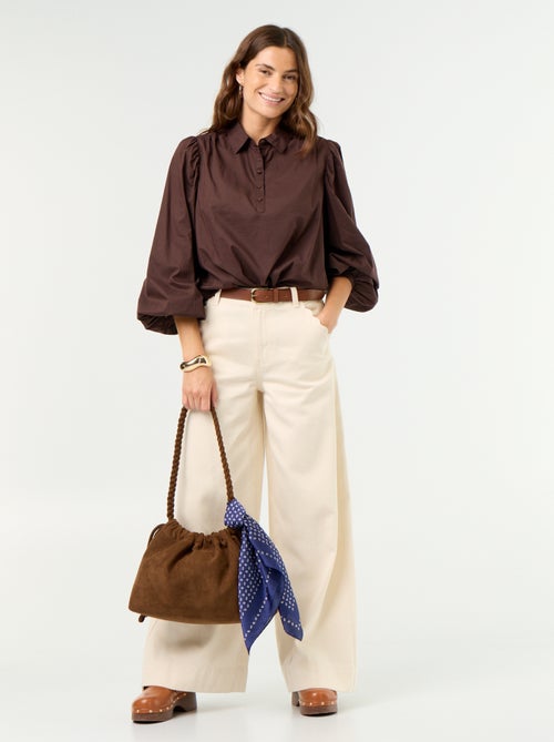Blouse met knoopkraag - Kiabi Blouse met knoopkraag - Kiabi