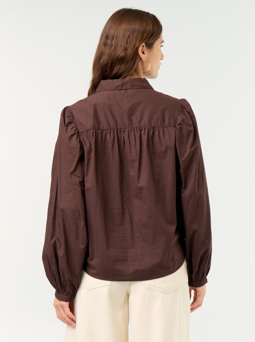 Blouse met knoopkraag - Kiabi Blouse met knoopkraag - Kiabi