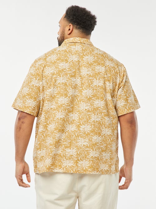 Blouse met korte mouw en motiefje - Kiabi