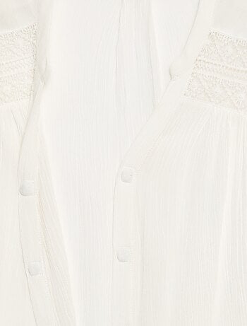 Blouse met korte mouwen Gemakkelijk aan te trekken