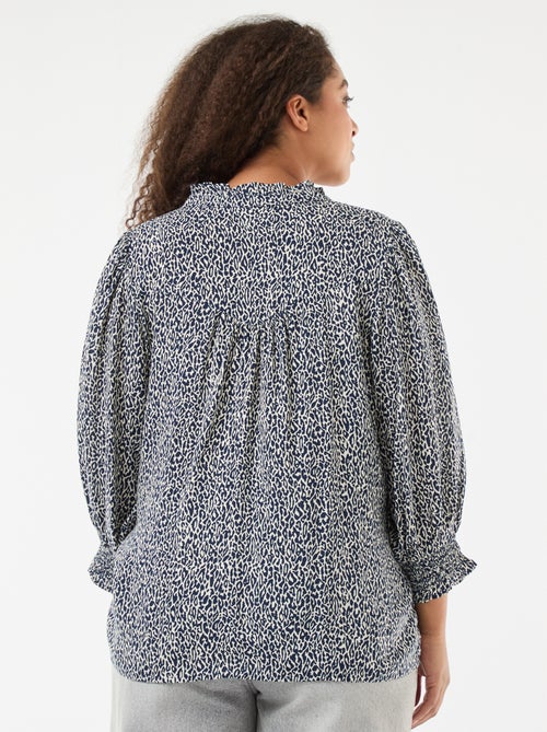 Blouse met luipaardprint 'Only Carmakoma' - Kiabi