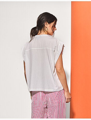 Blouse met Lyocell, MO Fashion
