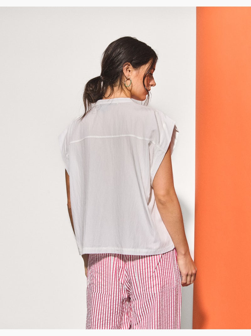 Blouse met Lyocell, MO Fashion Beige - Kiabi
