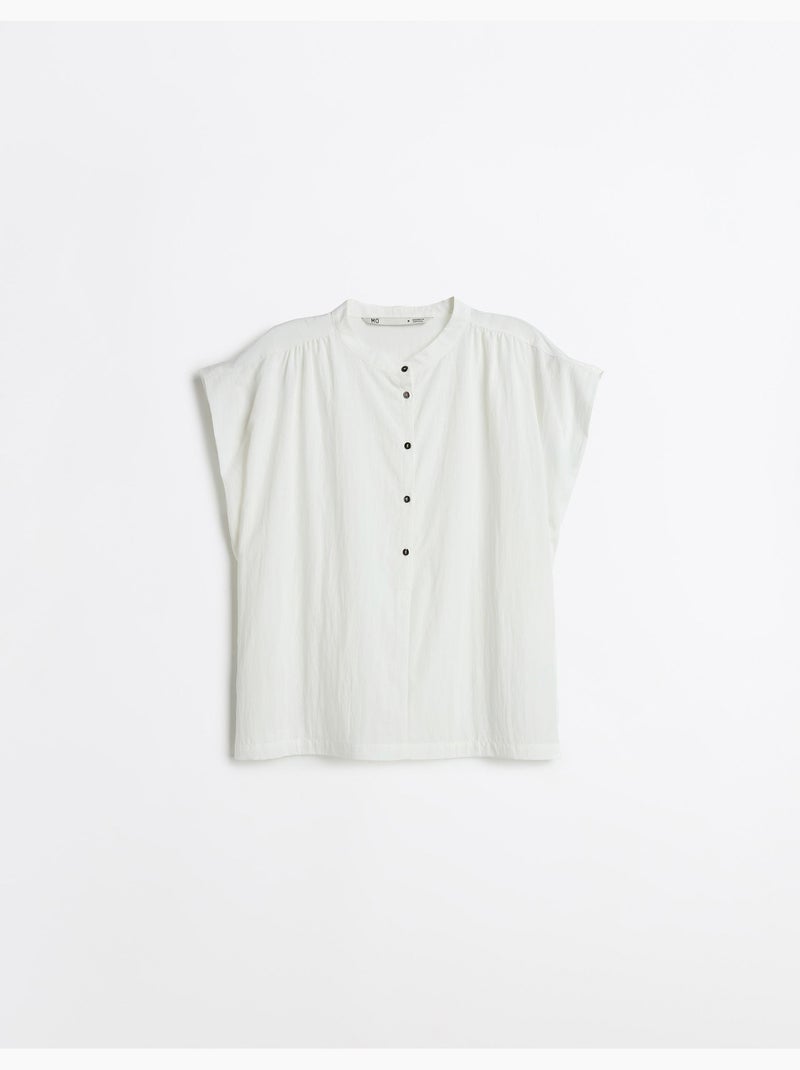 Blouse met Lyocell, MO Fashion Beige - Kiabi